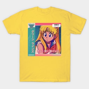 vaporwave aesthetic anime magical girl T-Shirt